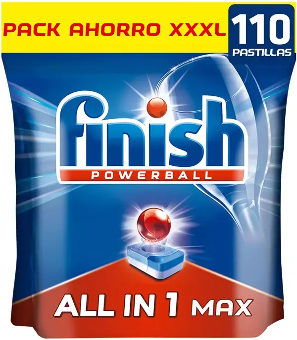 110 Pastillas Finish Powerball All in 1 Max 110 Pastillas Finish Powerball All in 1 Max