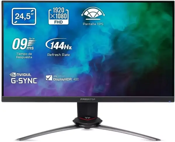 Monitor Gaming Acer Predator 24,5" 144Hz FullHD Monitor Gaming Acer Predator 24,5" 144Hz FullHD