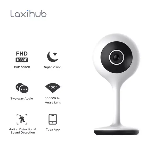 Minicámara IP Laxihub 1080p WiFi Minicámara IP Laxihub 1080p WiFi