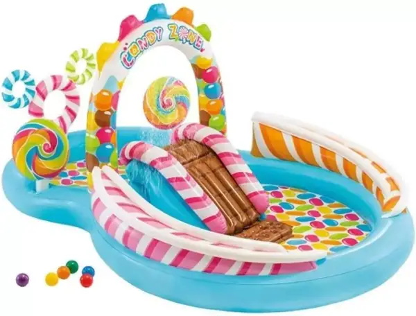 Centro de juegos hinchable Intex Candy Zone Centro de juegos hinchable Intex Candy Zone