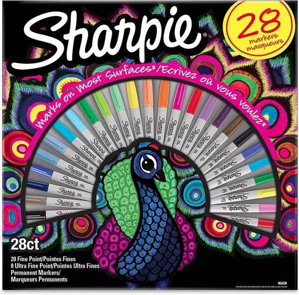 Pack 28 rotuladores permanentes Sharpie Pack 28 rotuladores permanentes Sharpie