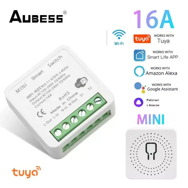 Miniinterruptor inteligente con Wifi Miniinterruptor inteligente con Wifi