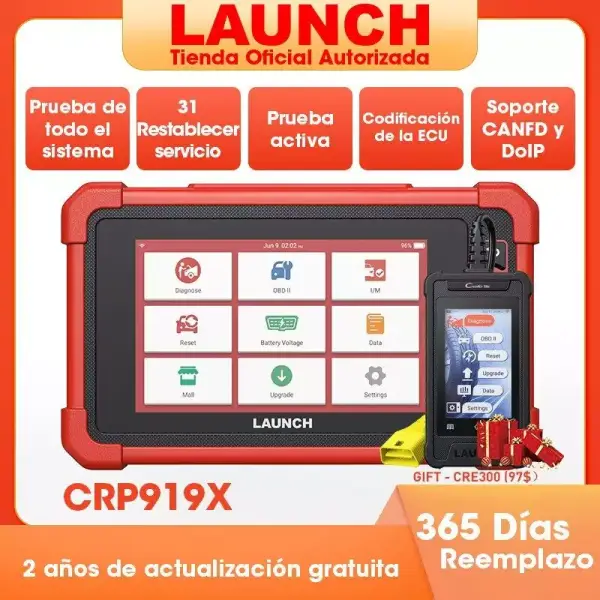 Codificador Launch X431 CRP919X OBD2 Codificador Launch X431 CRP919X OBD2