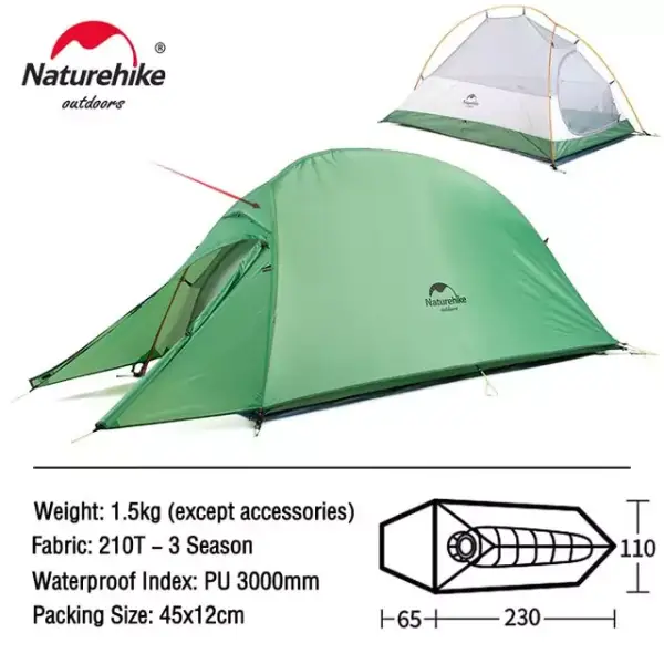 Tienda de campaña individual Naturehike Tienda de campaña individual Naturehike