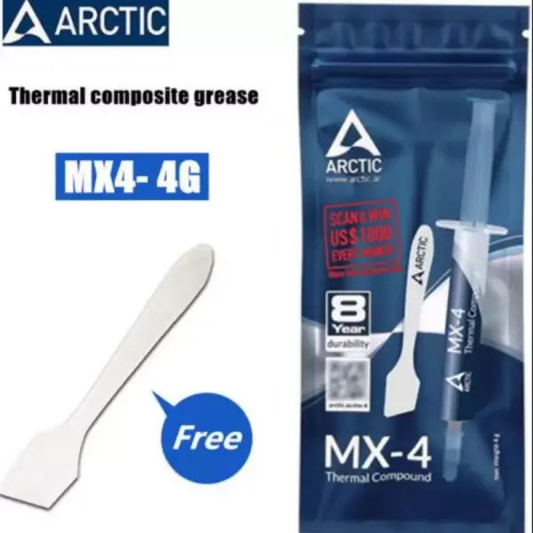Pasta térmica Artic MX4 4G Pasta térmica Artic MX4 4G