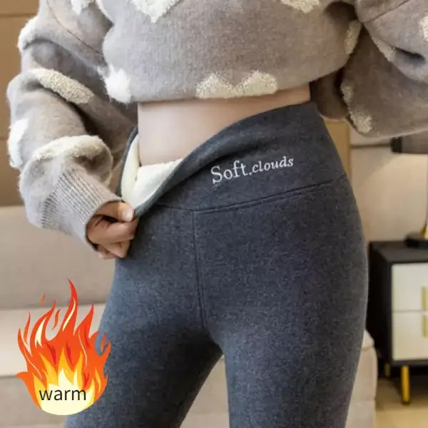 Leggings gruesos de lana para mujer Leggings gruesos de lana para mujer