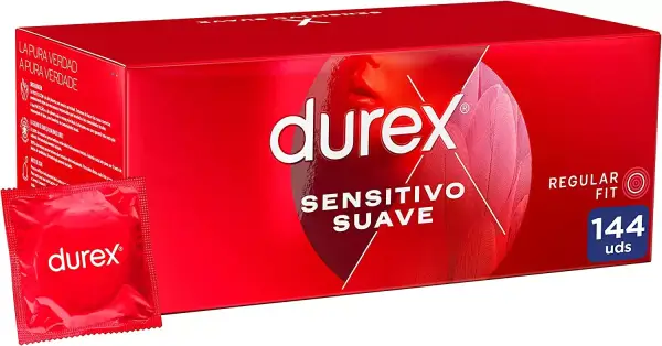 Caja 144 Preservativos Durex Sensitivo Suave Caja 144 Preservativos Durex Sensitivo Suave