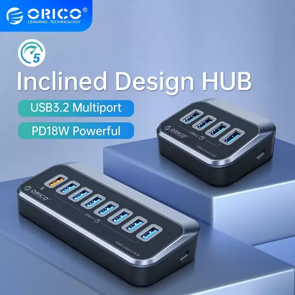 HUB ORICO 7 puertos USB3.2 HUB ORICO 7 puertos USB3.2