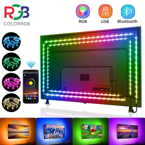 Tira de LED RGB5050 5V para SmartTV 5M Tira de LED RGB5050 5V para SmartTV 5M