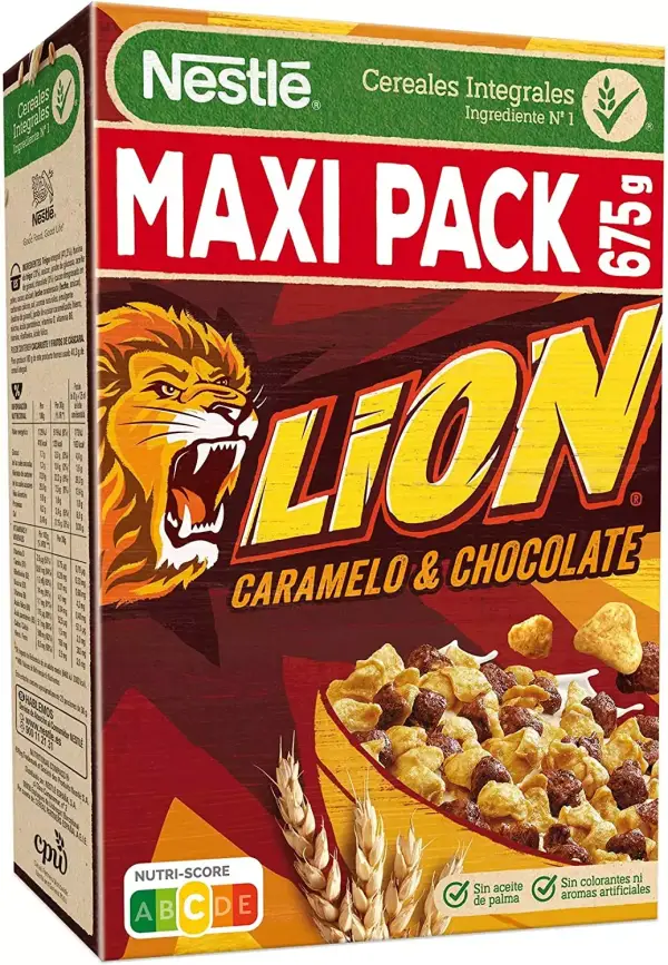 16x 675gr. Cereales Nestlé Lion 16x 675gr. Cereales Nestlé Lion