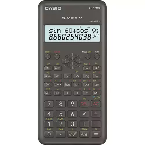 CALCULADORA CIENTIFICA CASIO FX-82 MS EN CAJA CALCULADORA CIENTIFICA CASIO FX-82 MS EN CAJA