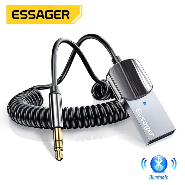 Essager adaptador Dongle USB a Jack de 3,5mm Essager adaptador Dongle USB a Jack de 3,5mm