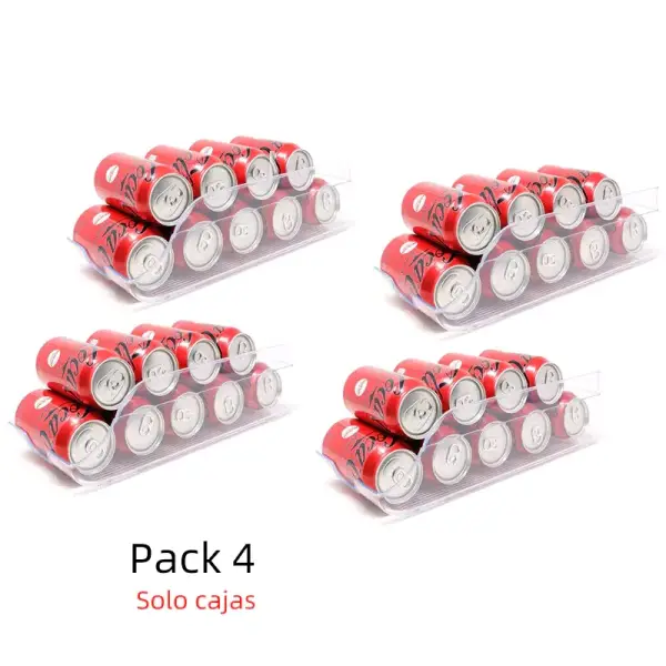 Pack 4 Dispensadores de Latas para frigorífico Pack 4 Dispensadores de Latas para frigorífico
