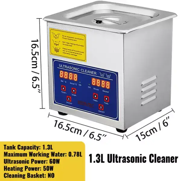 Limpiador Ultrasónico Vevor 1,3L Limpiador Ultrasónico Vevor 1,3L