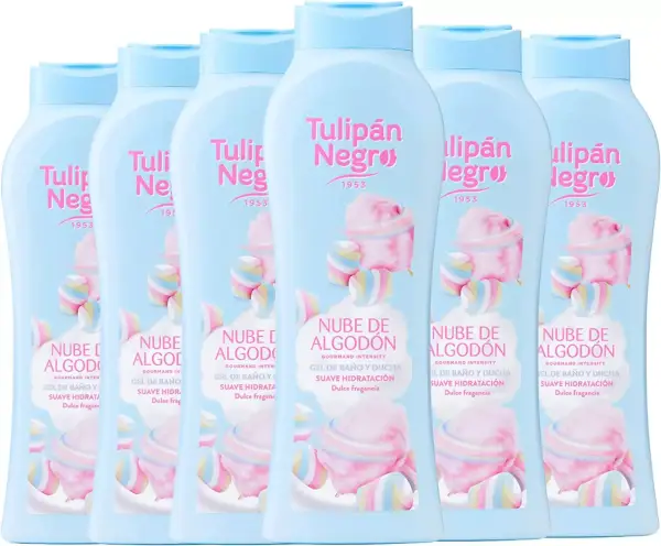 12x Gel de Baño Tulipán Negro Nube de Algodón 12x Gel de Baño Tulipán Negro Nube de Algodón