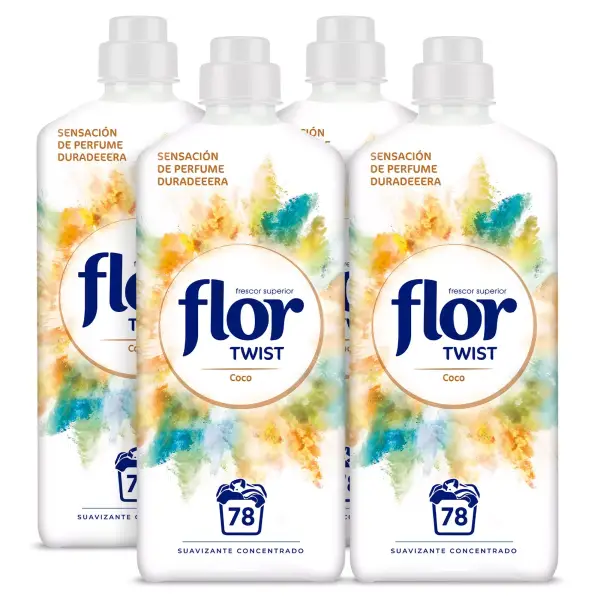 312 Lavados Suavizante Flor Twist Coco 312 Lavados Suavizante Flor Twist Coco