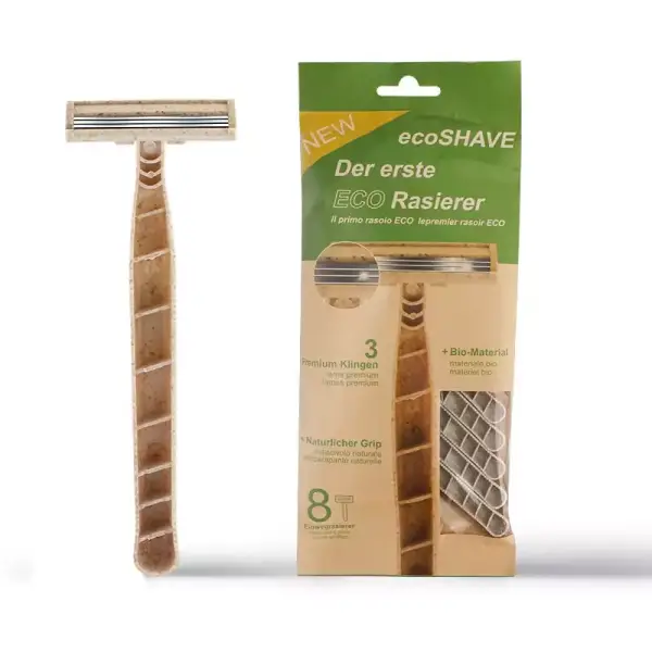 8x Maquinilla de afeitar biodegradable 8x Maquinilla de afeitar biodegradable