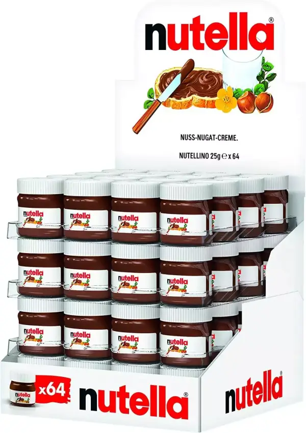 64x Nutella mini 25gr 64x Nutella mini 25gr