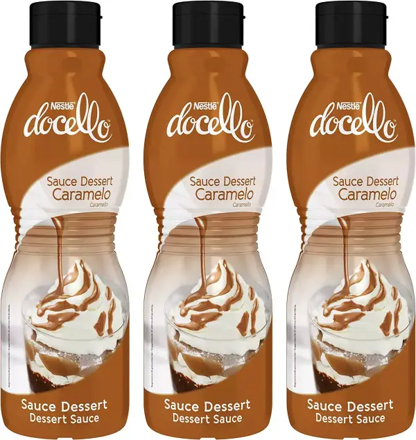 3x Sirope de caramelo Nestlé Docello 3x Sirope de caramelo Nestlé Docello