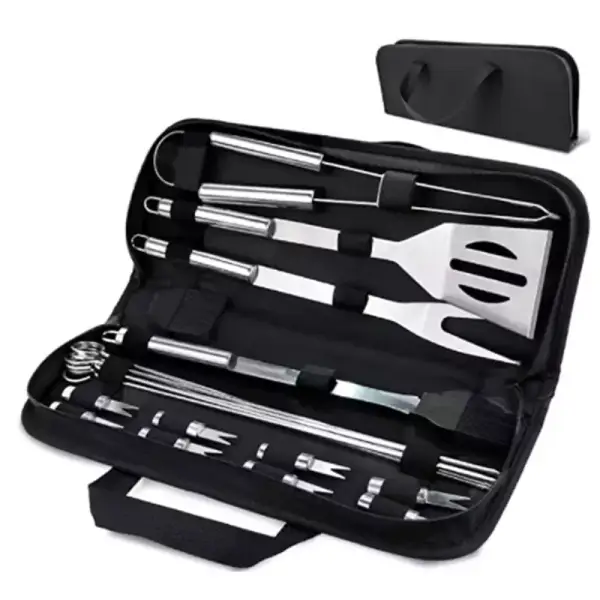 Kit 20 Utensilios Barbacoa con estuche Kit 20 Utensilios Barbacoa con estuche