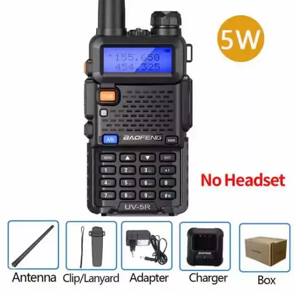 Walkie-talkie de alta potencia Baofeng UV-5R Walkie-talkie de alta potencia Baofeng UV-5R