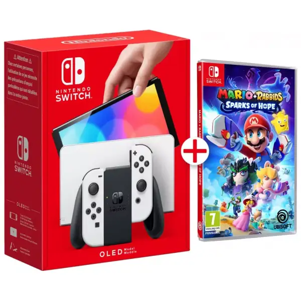 Nintendo Switch OLED + Mario Rabbids Sparks of Hope Nintendo Switch OLED + Mario Rabbids Sparks of Hope
