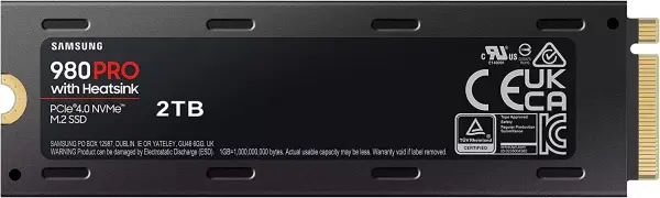 SSD NVMe Samsung 980 Pro 2TB SSD NVMe Samsung 980 Pro 2TB