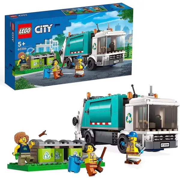 Lego City Camión de reciclaje con 3 contenedores Lego City Camión de reciclaje con 3 contenedores