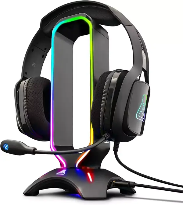 Soporte Gaming para Cascos THE G-LAB K-Stand RGB Soporte Gaming para Cascos THE G-LAB K-Stand RGB
