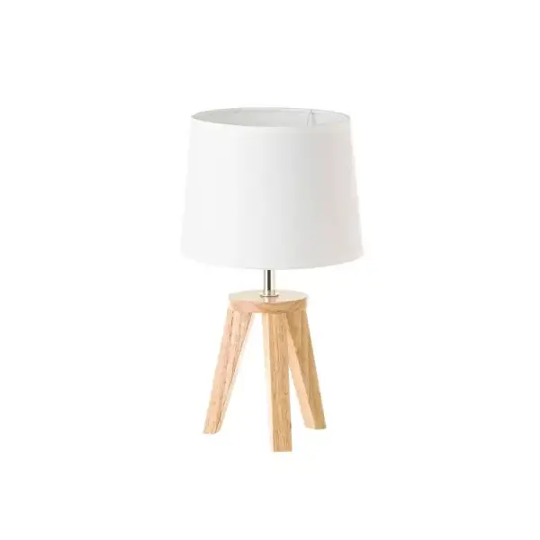 Lámpara de mesita de noche de madera de roble Lámpara de mesita de noche de madera de roble