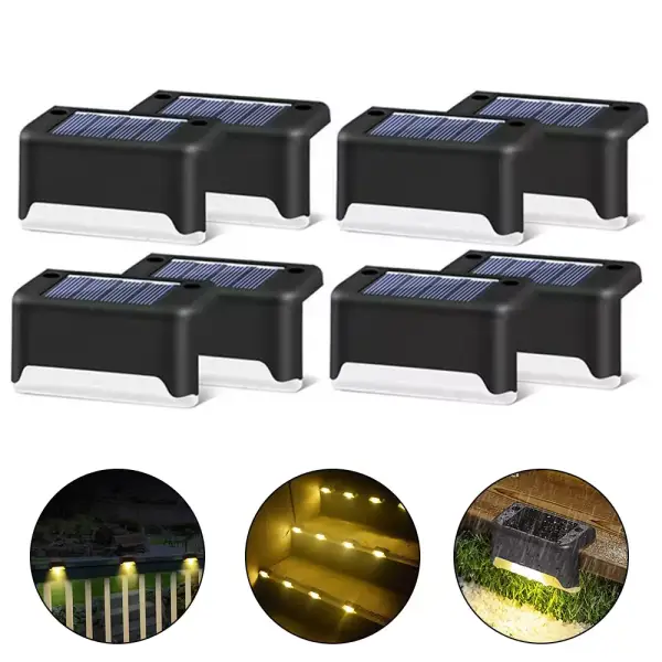 Luz Solar impermeable para escaleras al aire libre Luz Solar impermeable para escaleras al aire libre