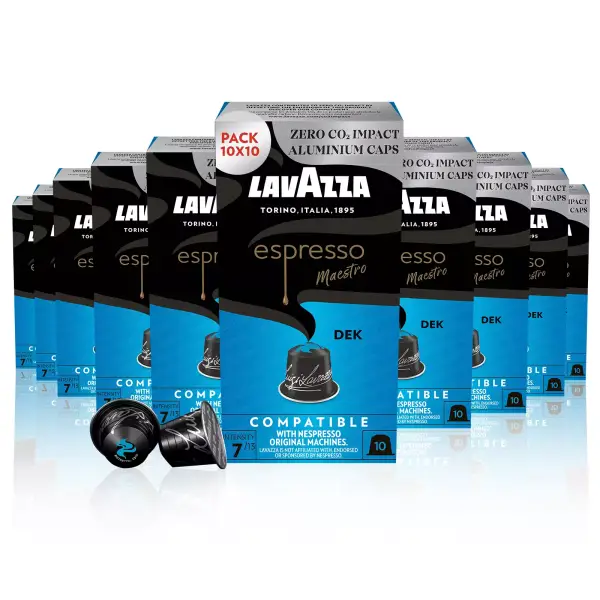 Pack de 100 Cápsulas Lavazza Espresso Maestro Descafeinado Pack de 100 Cápsulas Lavazza Espresso Maestro Descafeinado