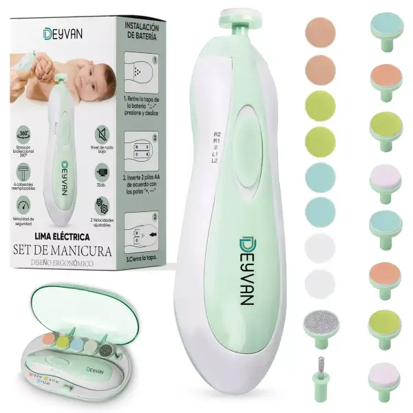 Lima de Uñas electrónica para Bebés Lima de Uñas electrónica para Bebés