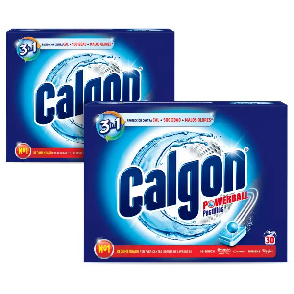 60 Pastillas Calgon Powerball 60 Pastillas Calgon Powerball