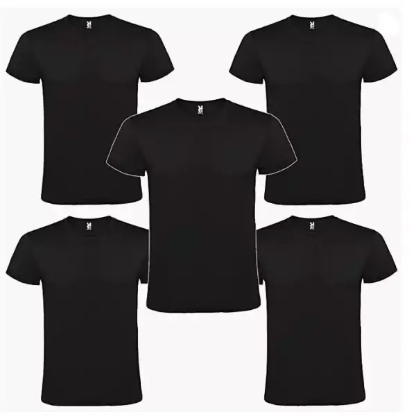 Pack 5 camisetas 100% algodón Pack 5 camisetas 100% algodón