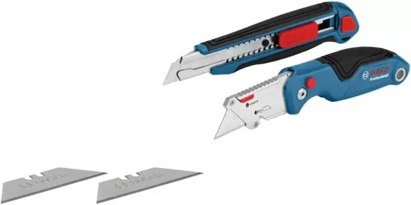 Set de navaja plegable + Cúter Bosch Professional Set de navaja plegable + Cúter Bosch Professional