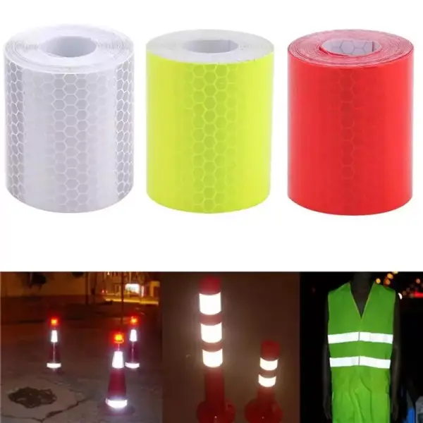 3 Rollos pegatinas reflectantes 1M 3 Rollos pegatinas reflectantes 1M
