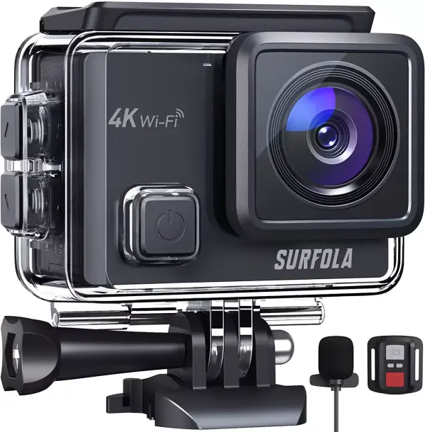 Cámara deportiva Surfola 4K 30FPS + Accesorios Cámara deportiva Surfola 4K 30FPS + Accesorios