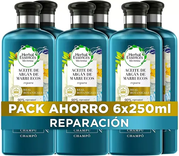 6x250ml Champú Reparador Herbal Essences 6x250ml Champú Reparador Herbal Essences