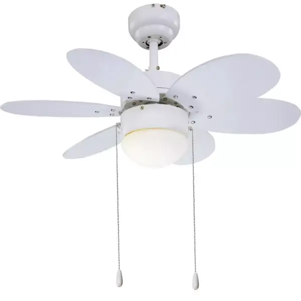 Ventilador De Techo con luz 6 Aspas 70W 81cm Ventilador De Techo con luz 6 Aspas 70W 81cm