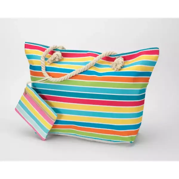 Bolso de playa grande con estampados coloridos Novotextil Bolso de playa grande con estampados coloridos Novotextil