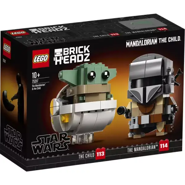 LEGO Star Wars BrickHeadz El Mandaloriano y el Niño LEGO Star Wars BrickHeadz El Mandaloriano y el Niño