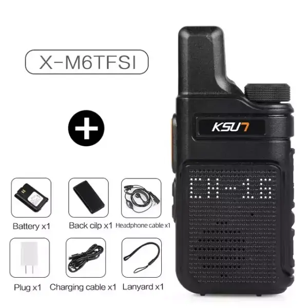 Walkie Talkie portátil Ksun M6 Walkie Talkie portátil Ksun M6