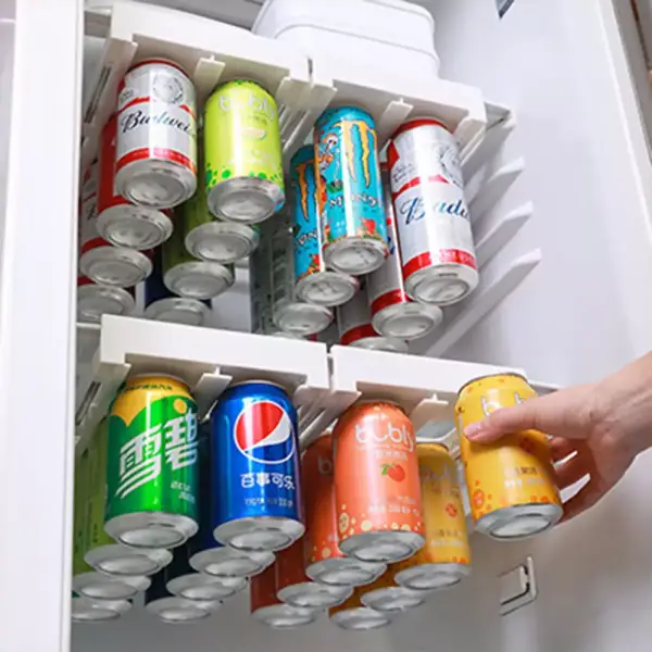 Estante de almacenamiento de latas para frigorífico Estante de almacenamiento de latas para frigorífico