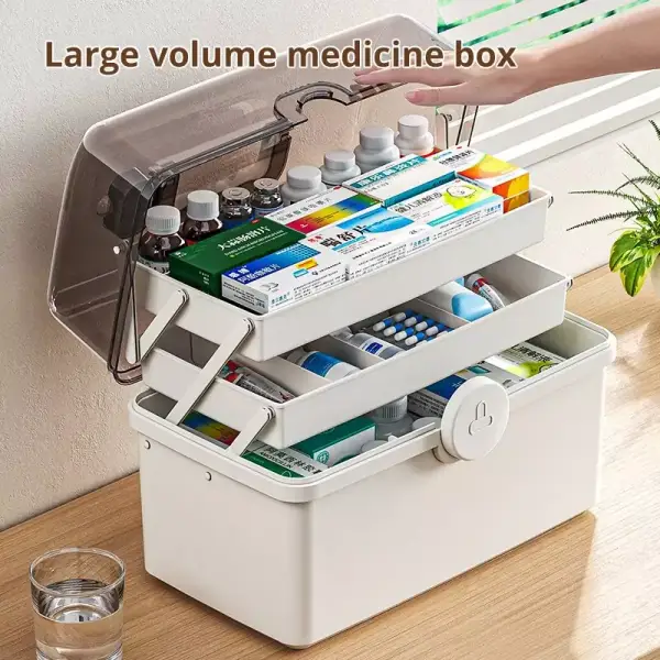 Caja de Medicina de gran capacidad para el hogar Caja de Medicina de gran capacidad para el hogar