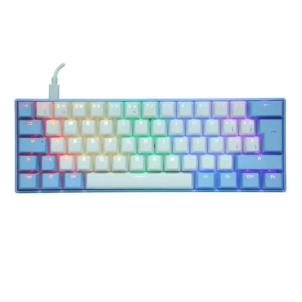 Teclado gaming mecánico RGB 62 teclas TKL Teclado gaming mecánico RGB 62 teclas TKL