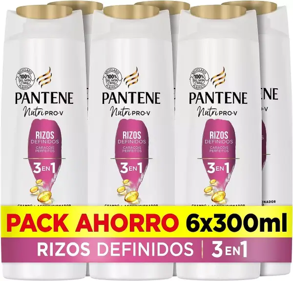 6x Champús Pantene Pro-V Rizos 6x Champús Pantene Pro-V Rizos