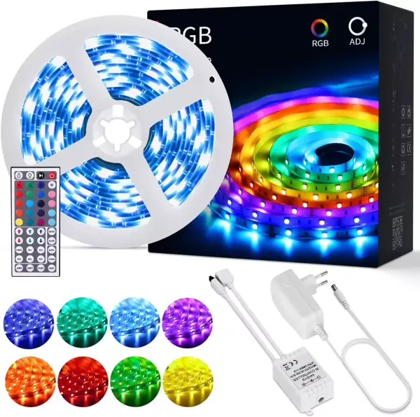 Tira LED RGB 5M IR SMD5050 Tira LED RGB 5M IR SMD5050