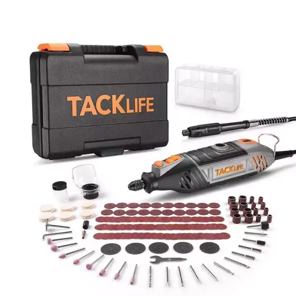 Herramienta Rotativa TackLife 135W + Accesorios Herramienta Rotativa TackLife 135W + Accesorios