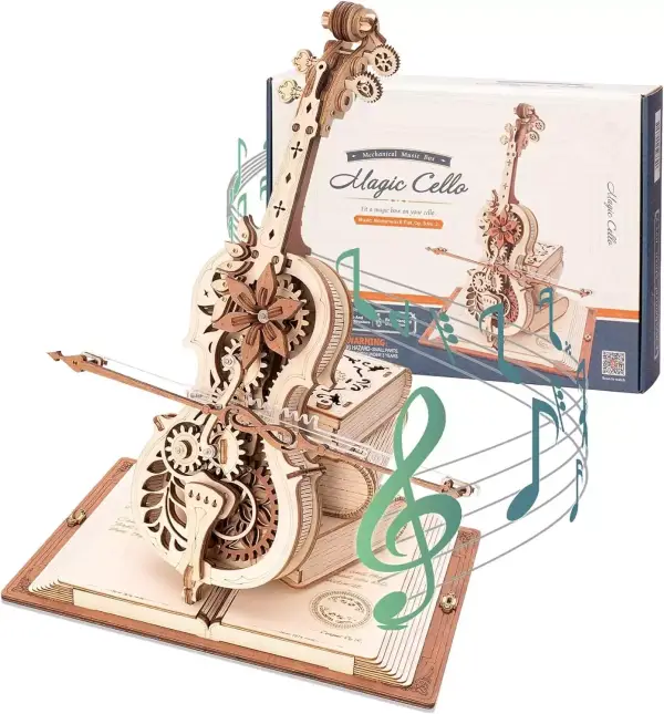 Rompecabezas 3D Robotime Violoncello Mágico Rompecabezas 3D Robotime Violoncello Mágico